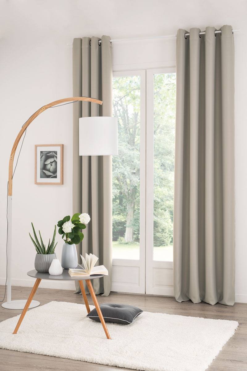 Shading cloth linen Ready Made Curtain